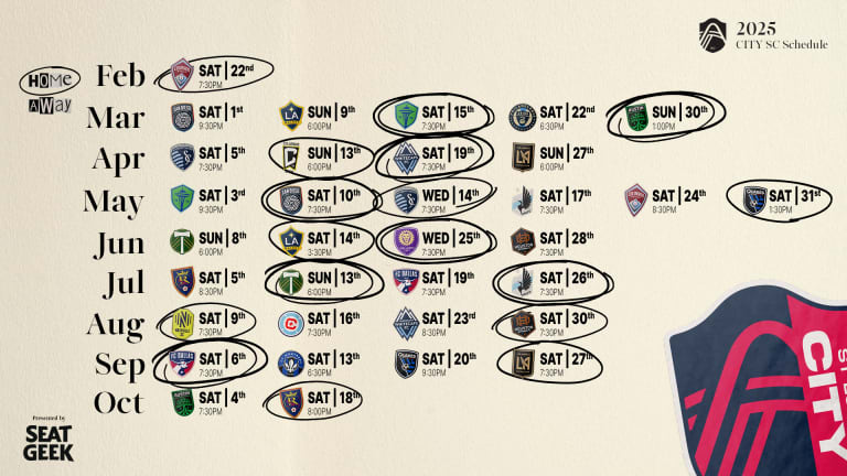 2025 Schedule